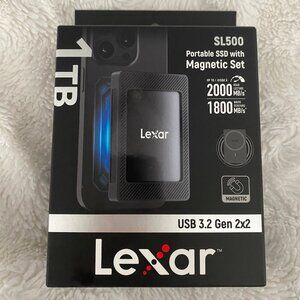 Brand New Lexar SL500 Portable SSD with Magnetic Set